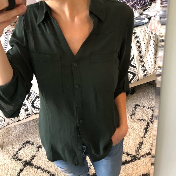 Express button down blouse - Picture 3 of 8
